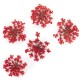 Molly Lac Dry Flower Red - Сухи цветя за декорация на нокти